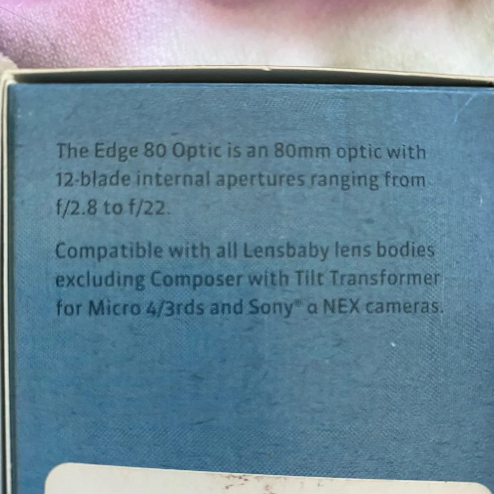 NEW! Lensbaby Professional Effect Optic System